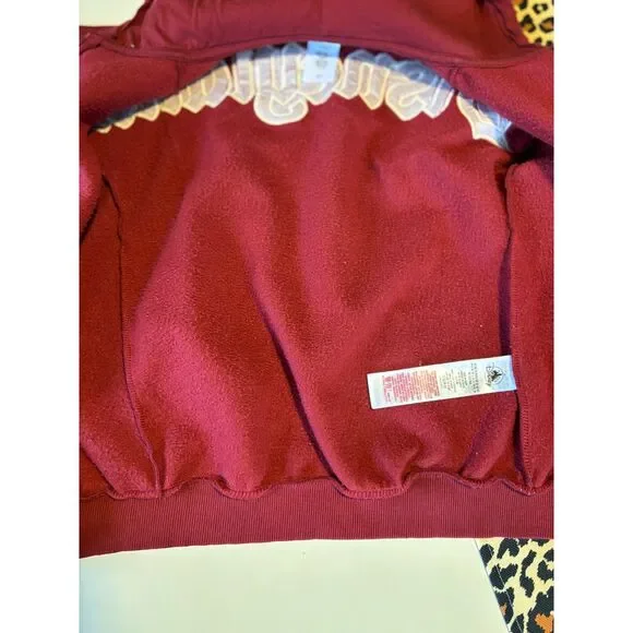 Disneyland Logo Est 1955 Authentic Original Zipped Red Hoodie Sz XS - Picture 3 of 6